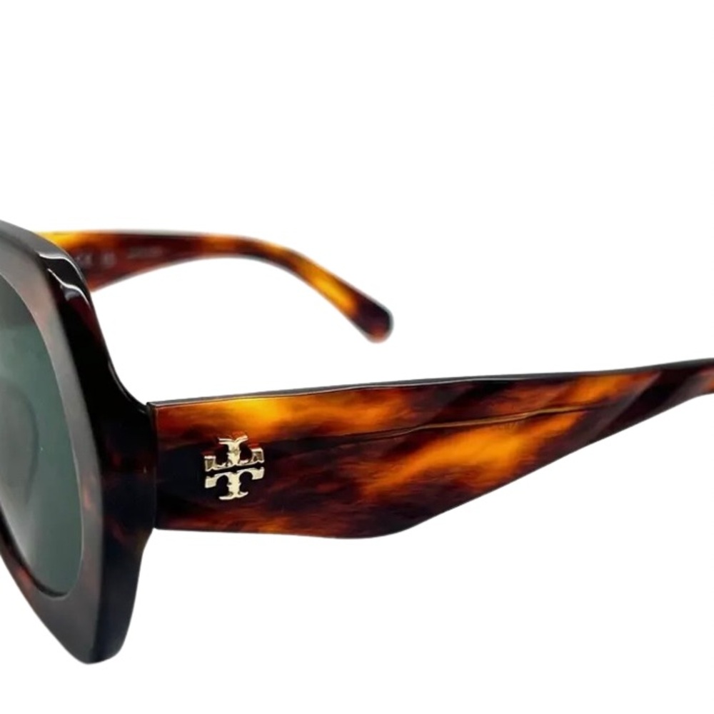 Tory Burch NWOT Dark Wood Brown Sunglasses - Picture 2 of 4